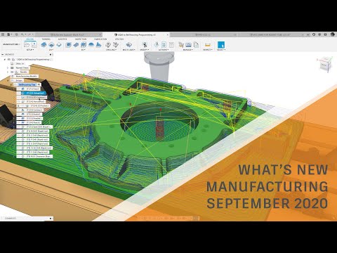 What's New in Fusion 360 Manufacturing – September 2020