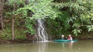 preview picture of video 'Kayak Tour, Little Pigeon River, Pigeon Forge, TN 2011-08-08, Wilderness'