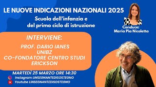 LE NUOVE INDICAZIONI NAZIONALI 2025