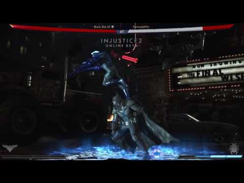 Injustice 2 1st Beta gameplay pt3 - The Beetle vs. the Bat