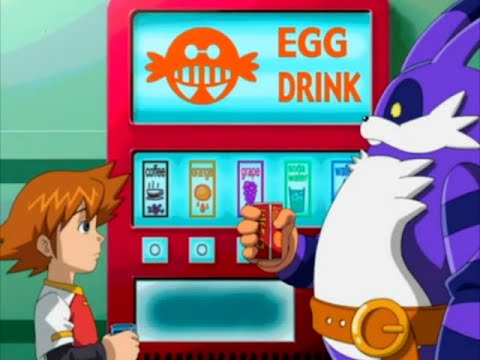 Sonic X Comparison: Egg Drink Vending Machine (Japanese VS English)