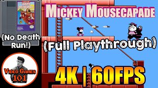 Mickey Mousecapade | No Death Playthrough | 4K 60FPS | Video Games 101