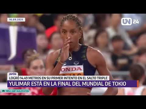 Yulimar is in the final of the World Athletics Championships in Tokyo.