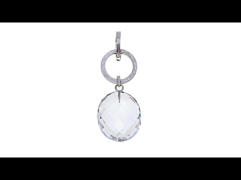 Deb Guyot 25ct Herkimer "Diamond" Quartz Pendant