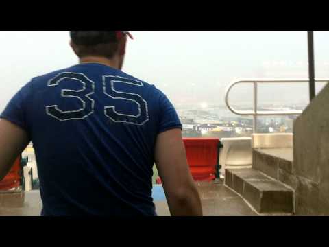Meteorologist Brett Wright On Location (All Star Race 2010)