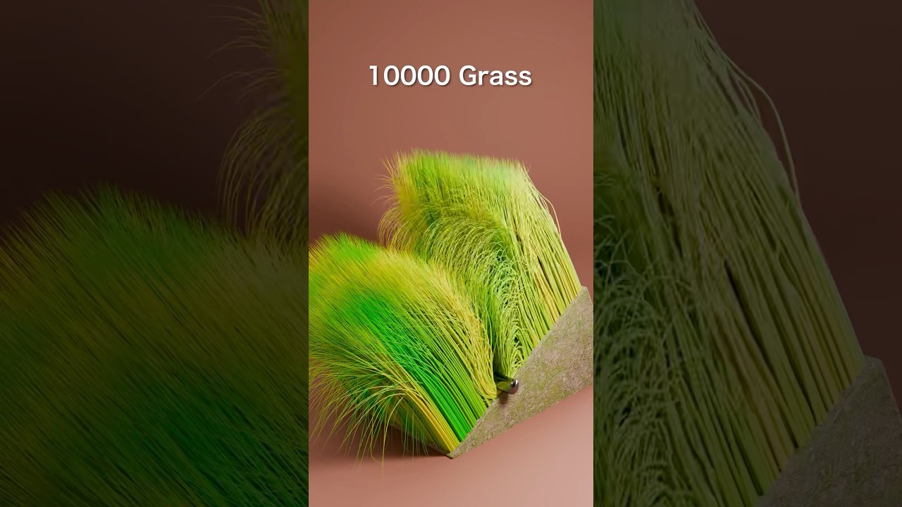 10,000 Grass Physics Simulation