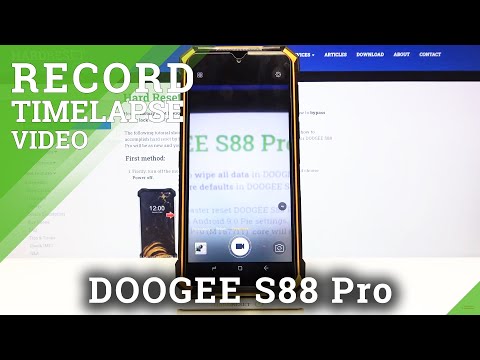 How to Shoot Timelapse in Doogee S88 Pro – Create Speed Up Recording