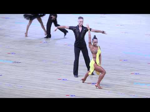 Andrii Kamyshnyi - Karina Shpakovskaya | Cha Cha | WDSF World Championship L 2018 | DanceSport.Ru