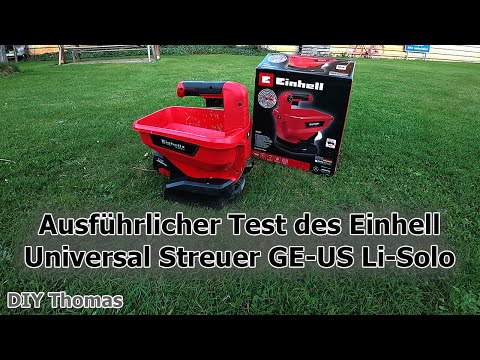 Ausführlicher Test des Einhell Universal Streuer GE-US 18 Li-Solo
