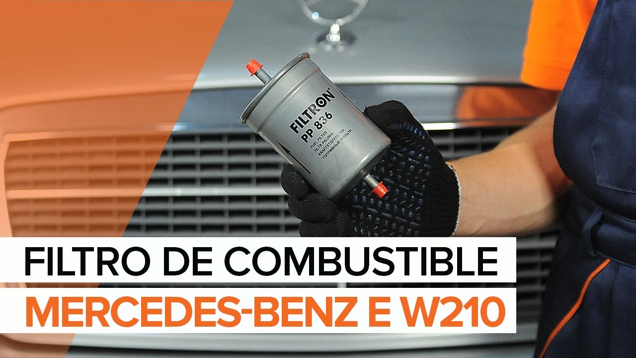 Cómo cambiar: filtro de combustible - Mercedes W210 | Guía de sustitución