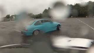 preview picture of video 'Allstars Driving Academy - Drift tandem practice. E92 M3 chasing R32 Skyline and then E36 328.'