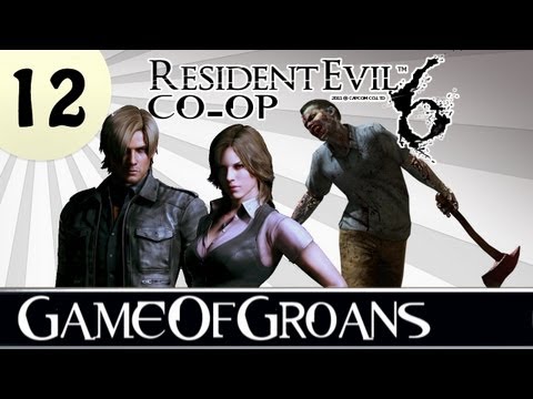 Resident Evil 6 CO OP Walkthrough - Lets Play With Chippee And Blackjack - Leon and Helena Pt 12
