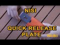 NiSi PRO Quick Release Plate A-65B (Black) and A-65G (Gold)