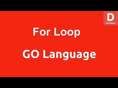 GO Programming For Loop