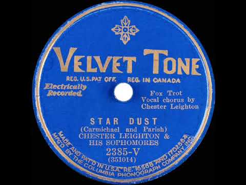 1931 Ben Selvin (as ‘Chester Leighton’) - Star Dust (Smith Ballew, vocal)