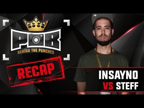 Insayno Recap vs Steff - Behind The Punches POB LIVE 11 Oktober
