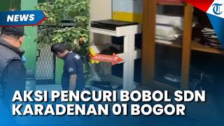 AKSINYA TERBONGKAR Cara Pencuri Bobol SSDN Karadenan 01 Bogor, Pakai Topeng hingga Bahan Kimia