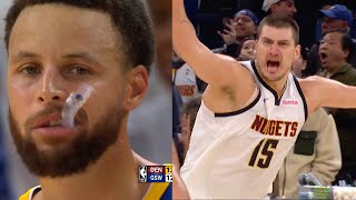 Nikola Jokic made Stephen Curry frustrated with game winning 3 vs Warriors