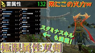 まさに雷神、、肉質無視の極限属性双剣が強すぎるんだが！？【MHR:SB】
