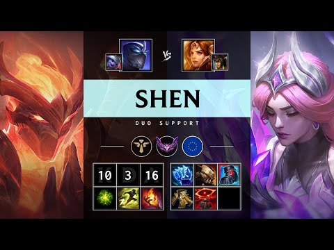 Shen Support vs Leona - EUW Master Patch 25.16