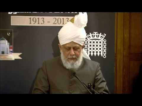 Address in the Houses of Parliament on Jama'at UK Centenary