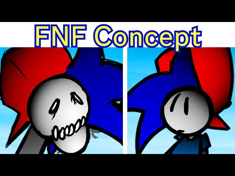 FNF VS CONCEPT BF (DISTORTED ECHOES) - FNF Concepts & More