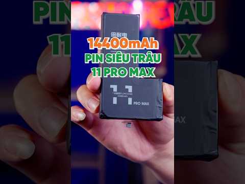 Thử độ pin Siêu Cao 14400mAh cho iPhone 11 Pro Max