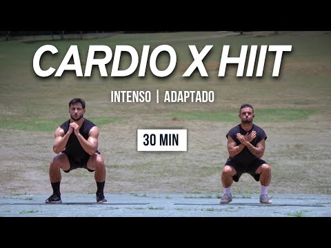 30 MIN CARDIO HIIT para gastar 600 calorias — sem equipamentos, em casa 🔥