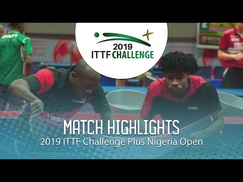 Quentin Robinot/Cedric N. vs Olajide O./Segun Toriola | 2019 ITTF Nigeria Open Highlights (Final)