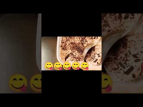 Chocolate ice cream//Home made chocolate ice cream