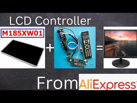 Making a monitor/tv out of an old LCD display panel M185XW01
