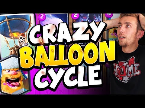 FAST 2.8 LUMBERJACK + BALLOON CYCLE DECK! - Clash Royale