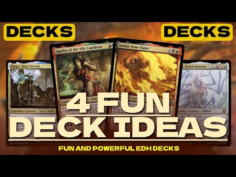 4 FUN Commander Deck Ideas! | Magic: The Gathering