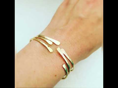 Gold Plated 925 Sterling Silver Bracelet, Size: Adjustable