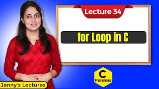 C_34 For loop in C  | C Programming Tutorials