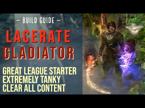 [3.14 Path of Exile ready] Build Guide - Lacerate Gladiator Max Block Bleed - the ultimate Tank!