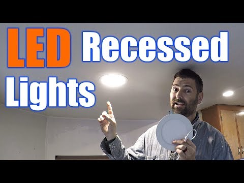 How to install led recessed lighting