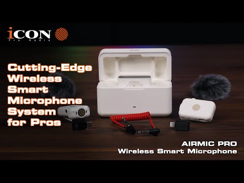 Icon Pro Audio AirMic Pro Wireless Microphone System Introduction Video