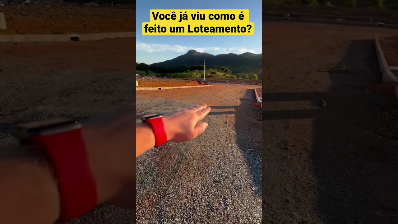 VOCÊ JÁ VIU COMO É FEITO UM LOTEAMENTO? 🛣️🌄