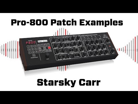 Behringer Pro-800 Patches // More Sounds Only Demos