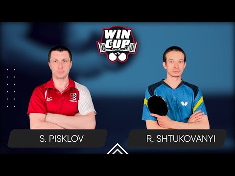 18:15 Serhii Pisklov - Roman Shtukovanyi West 4 WIN CUP 13.08.2024 | TableTennis WINCUP