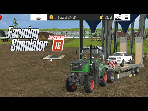 Car loaded in low loader in Fs16 | Fs16 Gameplay | Timelapse |