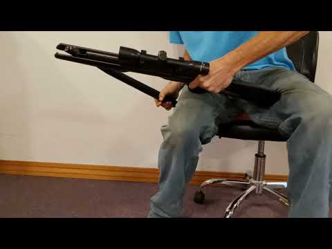 How to open and cock a nitro break barrel air rifle
