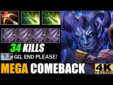 IMBA Mass Agility Backstab damage Riki Deleted Enemies Epic Mega Creeps Comeback Patch 7.28 Dota 2