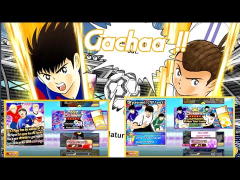 Captain Tsubasa Dream Team - Gacha  All Selectable & Anniversary Ticket !! Many SSR !!