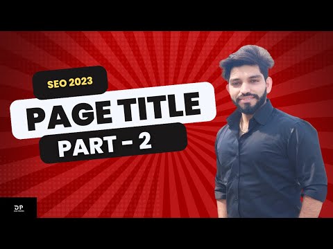 What is Page Title | SEO Page Title Best Practices | SEO Tutorial | @DigiPirates