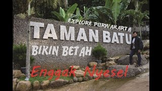preview picture of video 'Taman Batu Purwakarta Kolam Mata Air Cijanun'