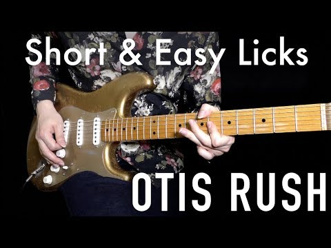 Blues Guitar Lesson: "Otis Rush" Blues Licks in B♭ | #118