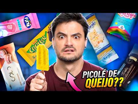 TASTING EXOTIC POPSICLES - CHEESE FLAVOR!