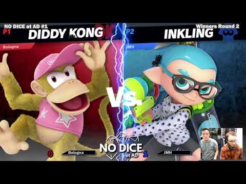 NO DICE at AD #1 - JMH (Inkling) vs. Bologna (Diddy Kong) - Winners R2